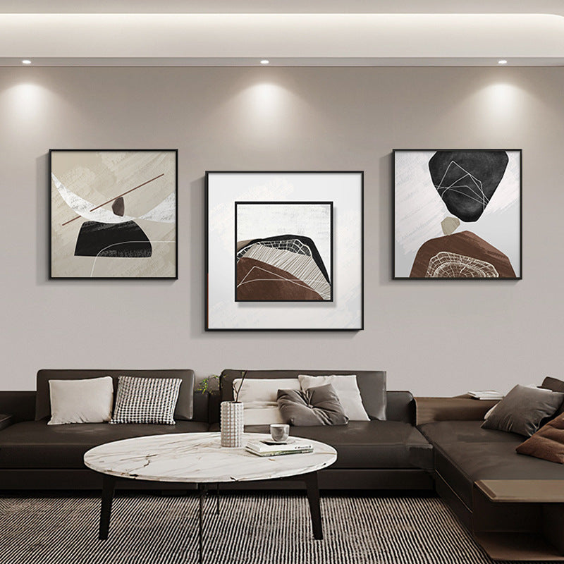 Abstract Wabi-Sabi Style Decorative Painting