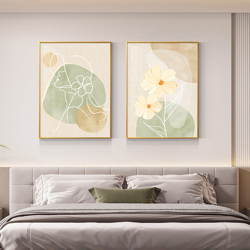 Creamy Abstract Minimalist High-End Wall Painting