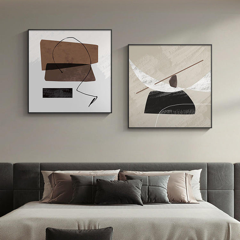 Abstract Wabi-Sabi Style Decorative Painting