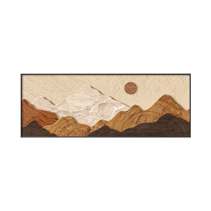 Wabi-Sabi Textured Living Room Decorative Painting