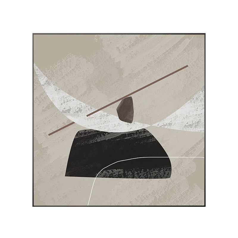 Abstract Wabi-Sabi Style Decorative Painting