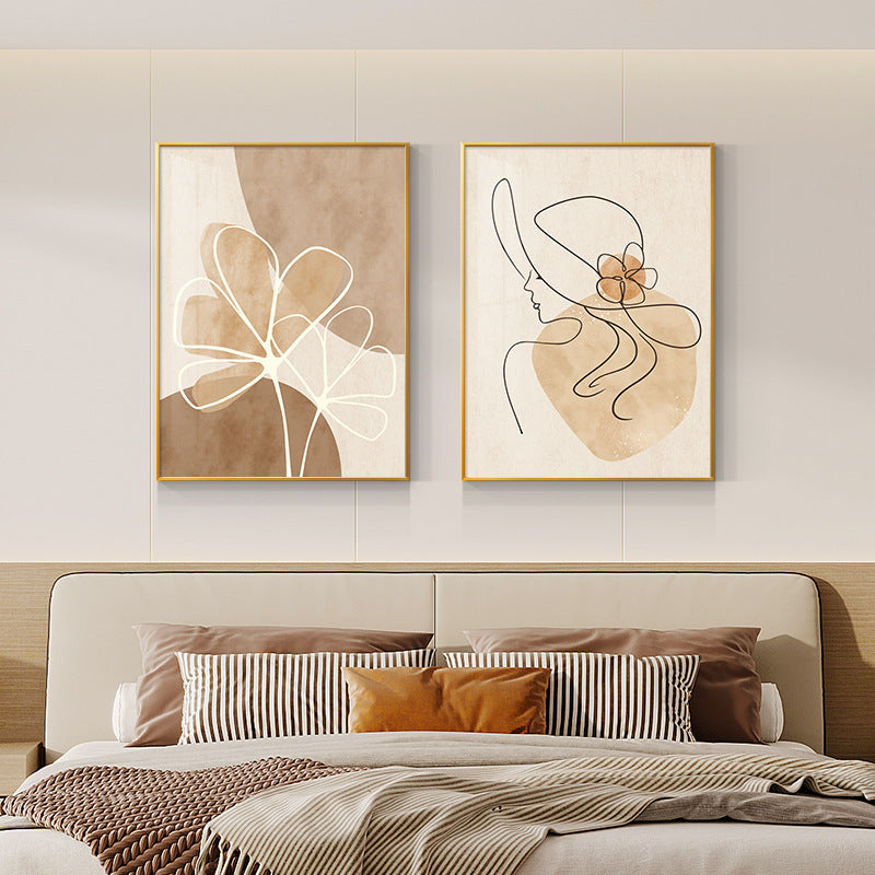 Creamy Abstract Minimalist High-End Wall Painting