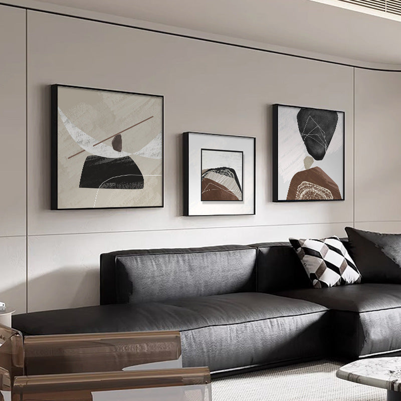 Abstract Wabi-Sabi Style Decorative Painting